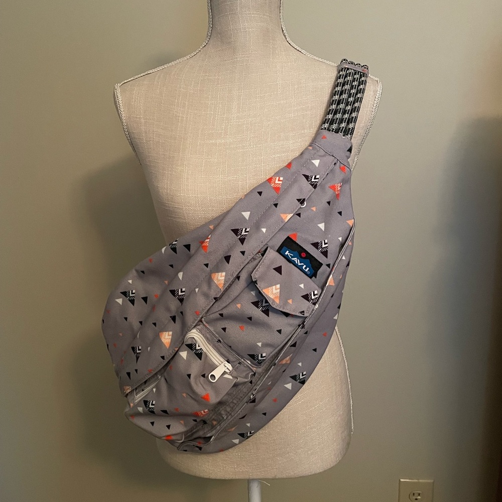 Classic Kavu Rope bag - retired pattern - EUC